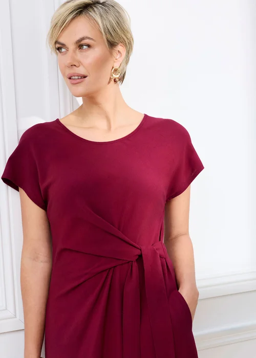 Cotton Traders Ruby Tie Waist Linen Blend Maxi Dress - 12 Image 4