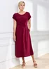 Cotton Traders Ruby Tie Waist Linen Blend Maxi Dress - 12 Image 1