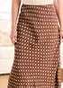 Cotton Traders Chocolate Printed Pull On Maxi Skirt - 18 Image 4