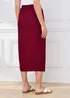 Cotton Traders Ruby Mock Wrap Linen Blend Midi Skirt - 20 Image 3