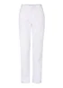 Cotton Traders White Wrinkle Free Pull On Straight Leg Trousers - 16/L29 Image 4
