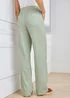 Cotton Traders Pale Mint Linen Blend Relaxed Fit Trousers - 24/L29 Image 3