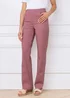 Cotton Traders Vintage Rose Premium Pull-On Twill Straight Leg Jeans - 12/L25 Image 2