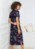 Cotton Traders Navy Lace Trim Nightdress - 18-20 Image 2