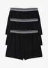 Cotton Traders Black 3 Pack Boxers - M Image 1