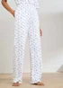 Cotton Traders Cornflower Blue 2 Pack Cotton Pointelle PJ Bottoms - 14 Image 3