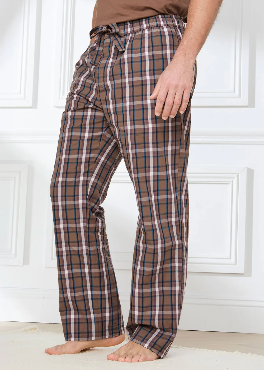 Cotton Traders Multi Woven Trousers - M Image 1