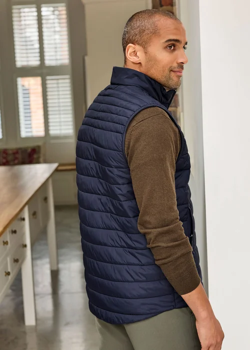 Cotton Traders Midnight Ultra-Light Padded Gilet - 4XL/L27 Image 3