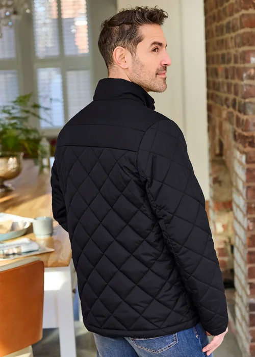 Cotton Traders Black Showerproof Padded Jacket - L/L31 Image 3
