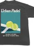 Spiral Galaxy Urban Padel Charcoal Graphic Washed T-Shirt - S Image 2