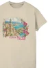 Spiral Galaxy Costa Del Sol Sand Graphic Boyfriend Fit T-Shirt - 2XL Image 2