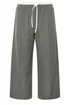 PixieGirl Petite Grey Contrast Waist Wide Leg Trousers - 12/L27 Image 5