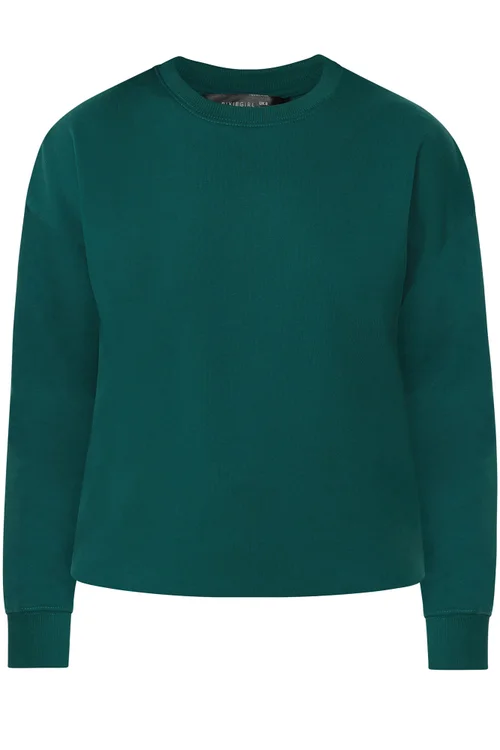 PixieGirl Petite Forest Green Sweatshirt - 10 Image 2