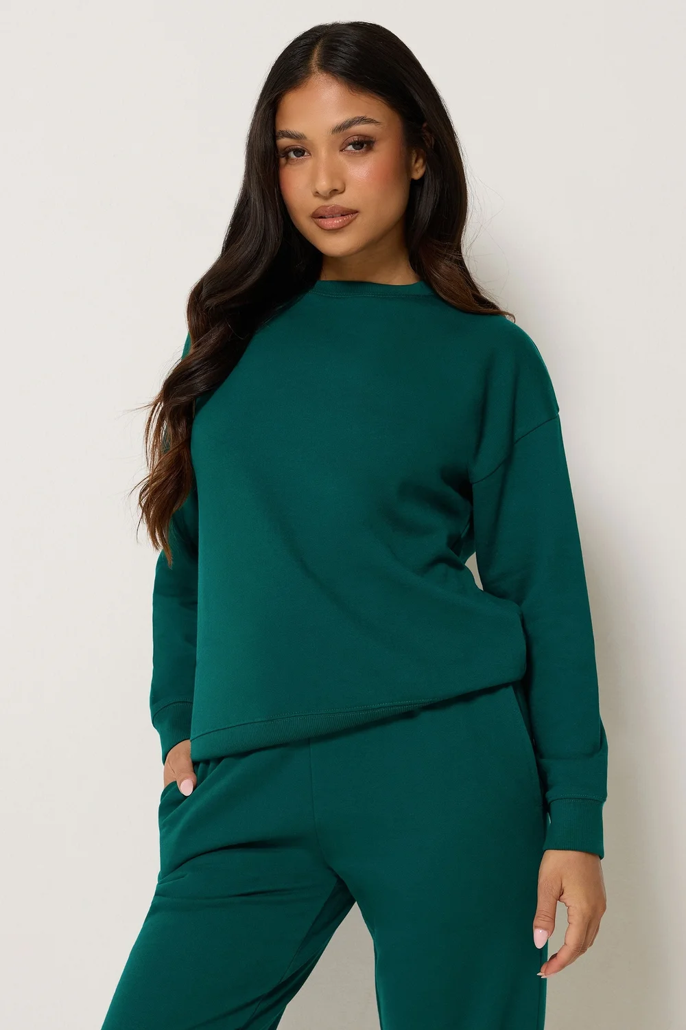 PixieGirl Petite Forest Green Sweatshirt - 10 Image 1