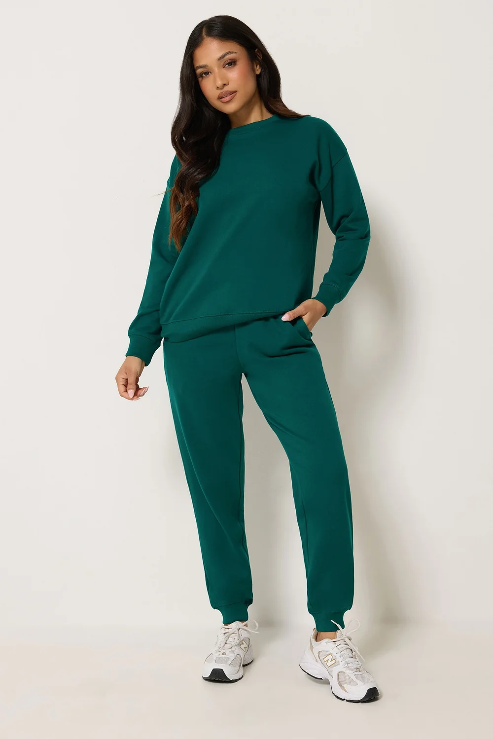 PixieGirl Petite Forest Green Cuffed Joggers - 12/L27 Image 2