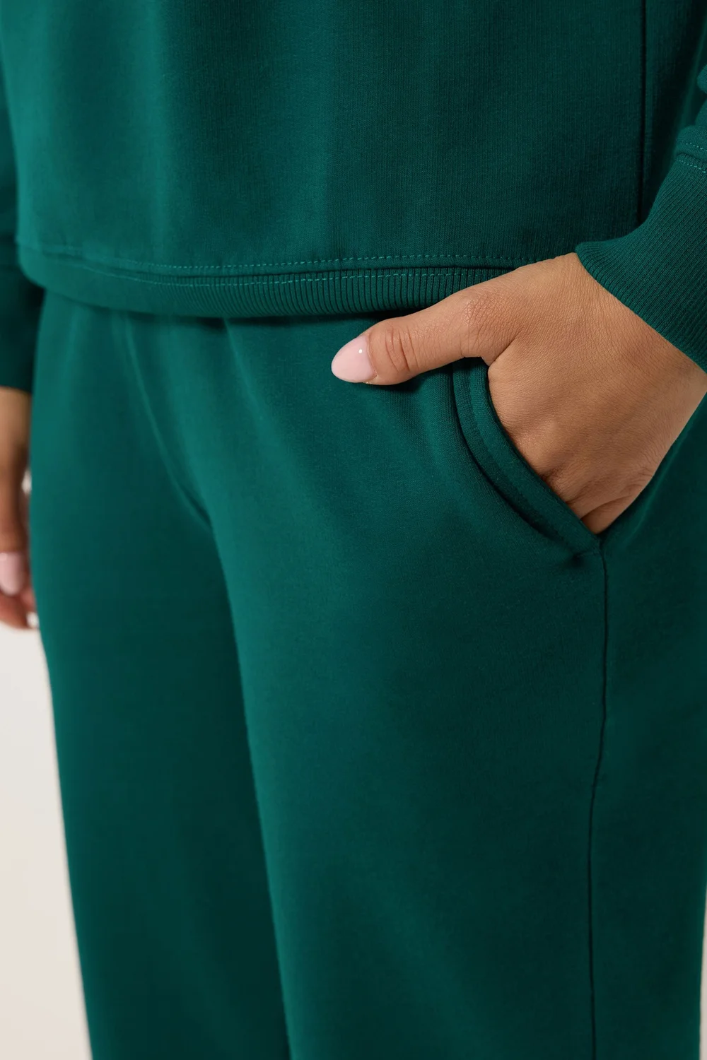 PixieGirl Petite Forest Green Cuffed Joggers - 12/L27 Image 4