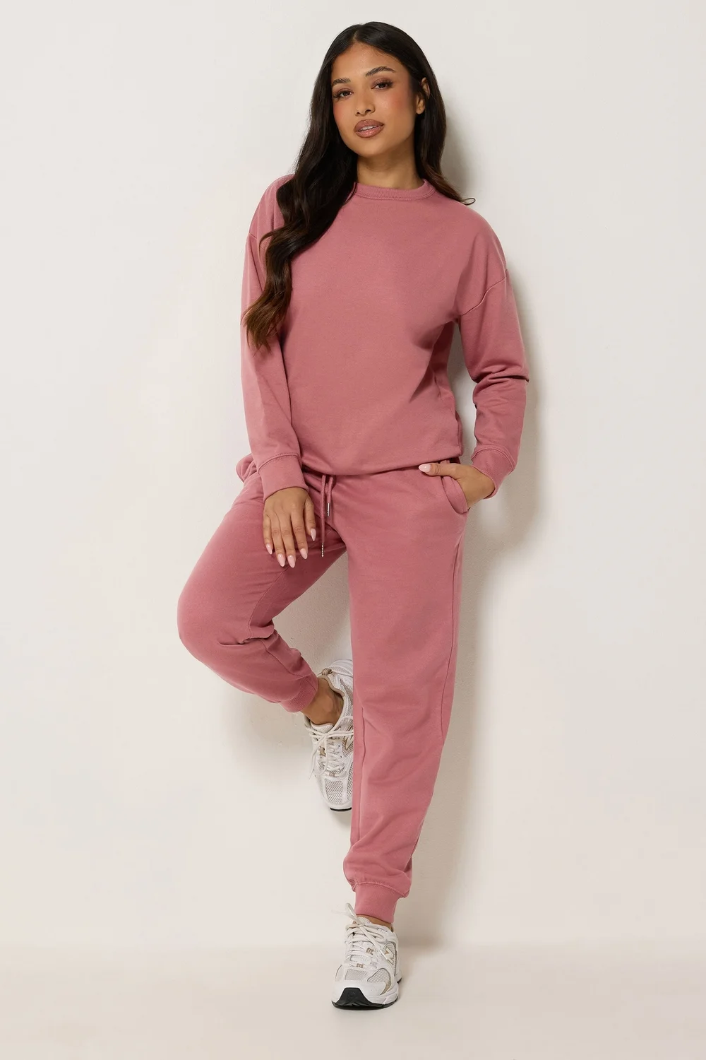 PixieGirl Petite Dark Pink Cuffed Joggers - 8/L27 Image 1