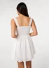 Pink Vanilla White Broderie Milkmaid Skater Dress - L Image 5