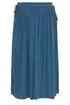 Yours Curve Blue Chambray Midi Skirt - 14 Image 5