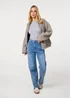 Pink Vanilla Blue Washed Denim Jeans - 8 Image 1