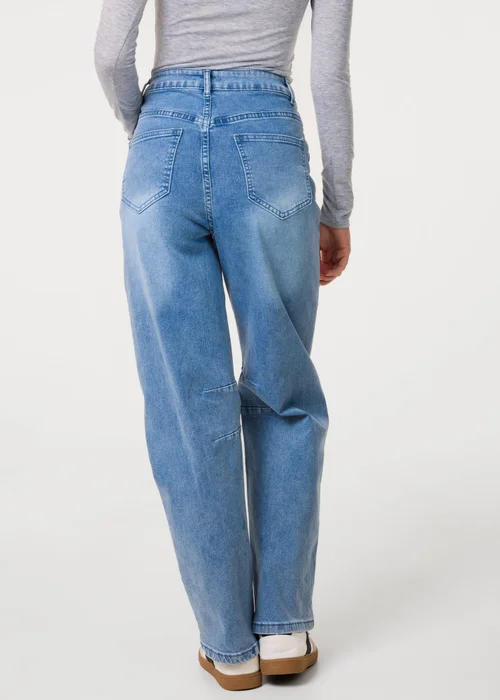 Pink Vanilla Blue Washed Denim Jeans - 8 Image 4