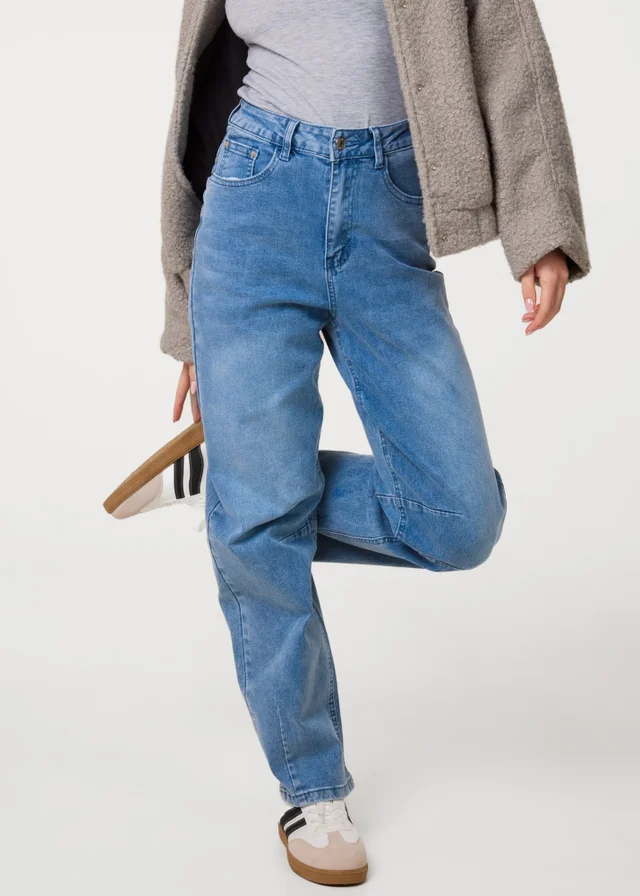 Pink Vanilla Blue Washed Denim Jeans