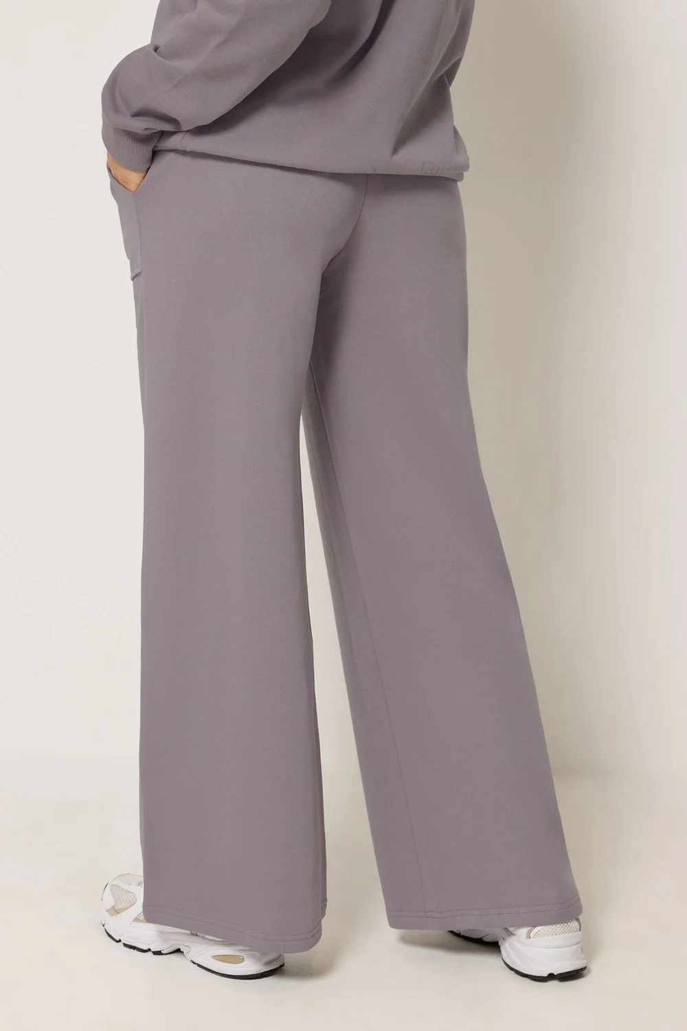 PixieGirl Petite Lilac Purple Wide Leg Joggers - 6/L27 Image 3