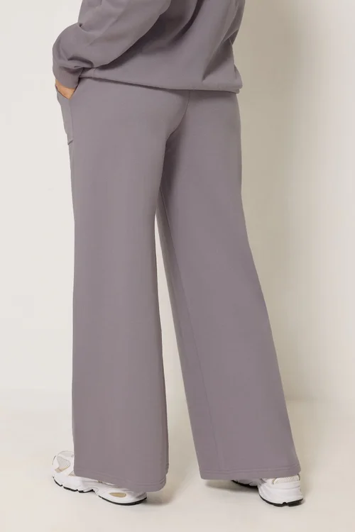 PixieGirl Petite Lilac Purple Wide Leg Joggers - 6/L27 Image 3