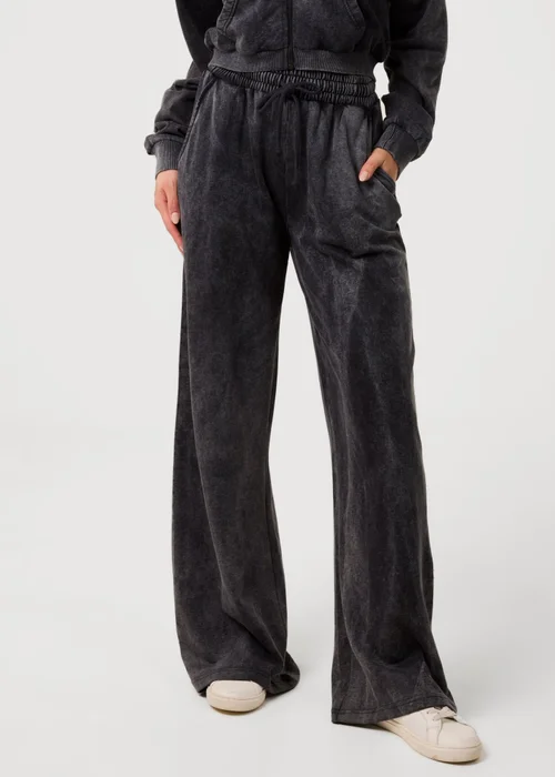 Pink Vanilla Black Halo Diamante Wide Leg Joggers - L Image 3