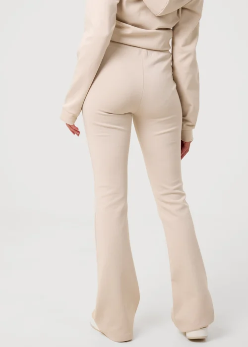 Pink Vanilla Stone Pin Tuck Jersey Flares - L Image 3