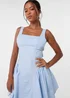 Pink Vanilla Blue Bow Back Mini Dress - 12 Image 4