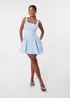 Pink Vanilla Blue Bow Back Mini Dress - 12 Image 3
