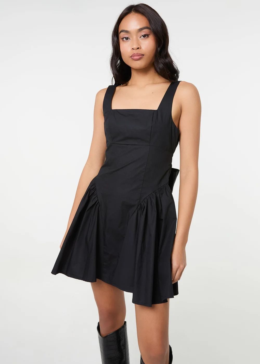Pink Vanilla Black Bow Back Mini Dress - 10 Image 5