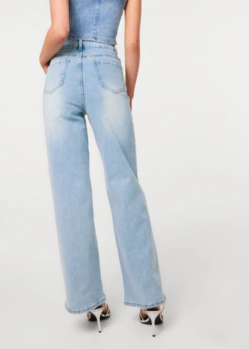 Pink Vanilla Blue Studded Diamond Jeans - 14 Image 4