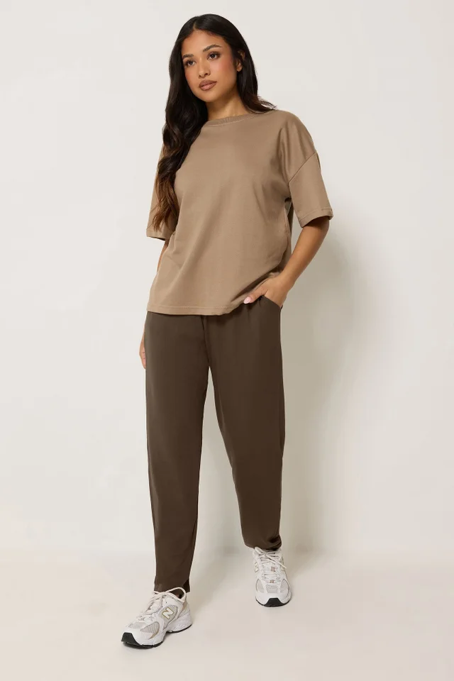 PixieGirl Petite Chocolate Brown Harem Trousers