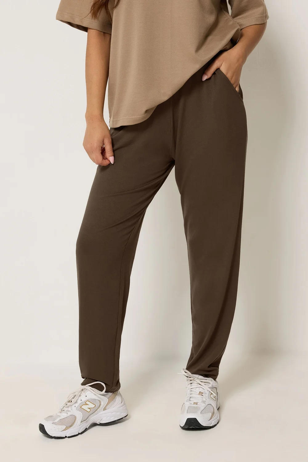 PixieGirl Petite Chocolate Brown Harem Trousers - 18/l27 Image 4