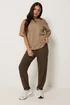 PixieGirl Petite Chocolate Brown Harem Trousers - 18/l27 Image 3