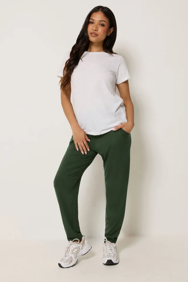 PixieGirl Petite Forest Green Harem Trousers