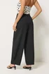 PixieGirl Petite Black Barrel Leg Trousers - 12/L27 Image 3