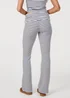 Pink Vanilla Blue Stripe Turnover Trousers - L Image 4