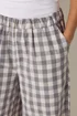 PixieGirl Petite Grey Gingham Wide Leg Trousers - 18/l27 Image 4