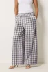 PixieGirl Petite Grey Gingham Wide Leg Trousers - 18/l27 Image 2