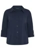 PixieGirl Petite Navy Blue Button Cotton Shirt - 10 Image 5