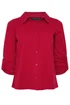 PixieGirl Petite Red Button Cotton Shirt - 8 Image 2
