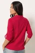 PixieGirl Petite Red Button Cotton Shirt - 8 Image 4