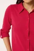 PixieGirl Petite Red Button Cotton Shirt - 8 Image 5