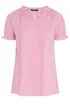 Yours Curve Pink Gingham Blouse - 26-28 Image 5