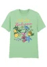 Spiral Galaxy Estate Italiana Mint Graphic Boyfriend Fit T-Shirt - M Image 1