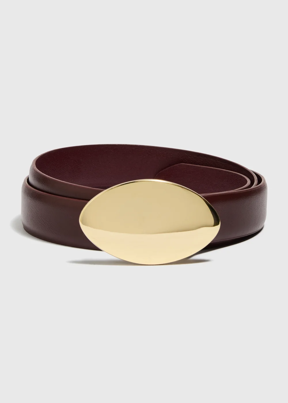 Burgundy XL Buckle Belt - S Image 1