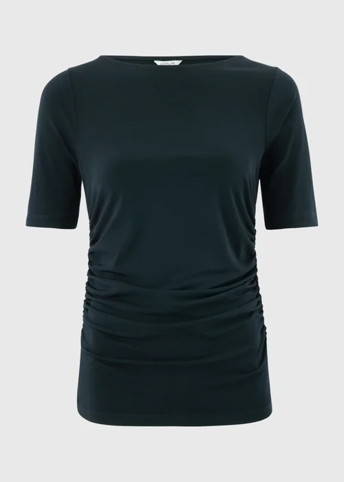 Navy Ruched Top - Size 8 Image 5